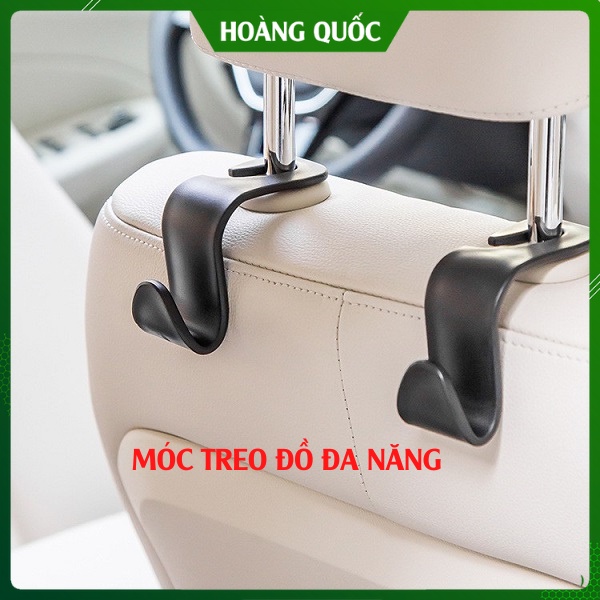 Móc Treo Đồ Đa Năng Gắn Sau Ghế Ô Tô, Chất Liệu Nhựa ABS Cao Cấp Chữ S