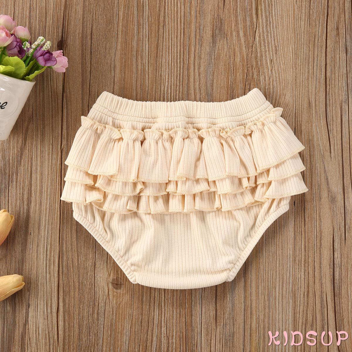 Quần Short Cotton Hình Tam Giác Có Thể Gấp Lại Dành Cho Bé Trai Bé Gái Sơ Sinh