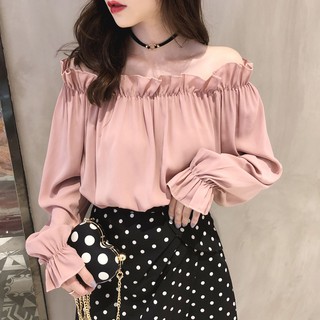 [CÓ SẴN] Áo voan trễ vai