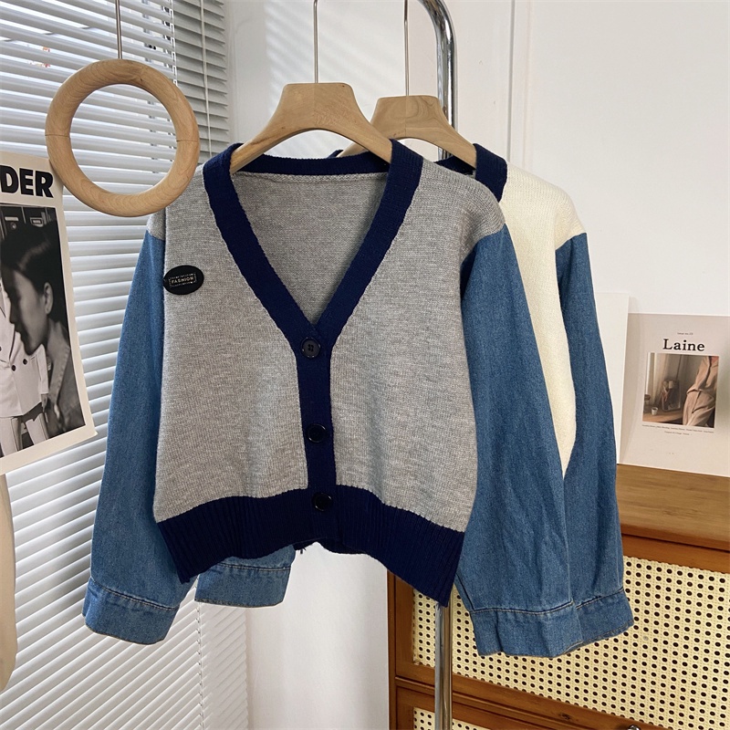 Áo Khoác cardigan Cổ Chữ V Thiết Kế Mới Thời Trang Mùa Thu Đông Dành Cho Nữ
