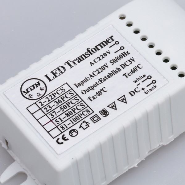 Input AC 220V LED Transformer Power Supply Driver for LED Light Bulb