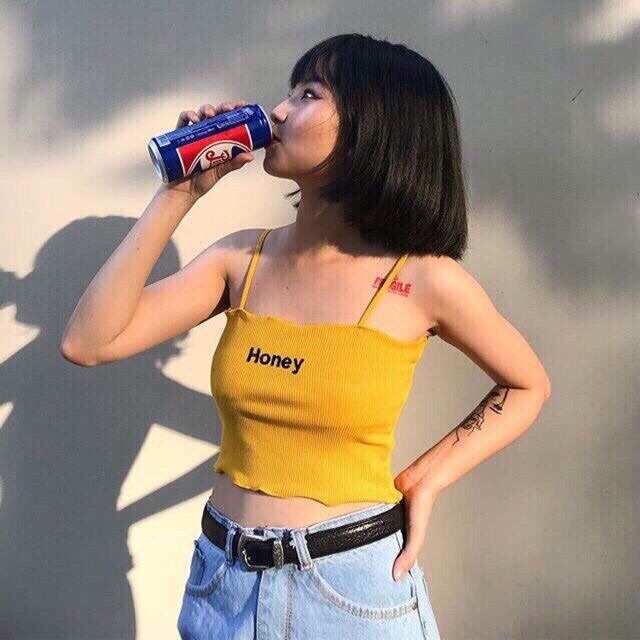 Áo hai dây ulzzang nhiều màu R64 | BigBuy360 - bigbuy360.vn