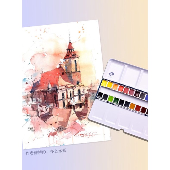 |ORDER| HỘP THIẾC MÀU NƯỚC PAUL RUBENS CƠ BẢN 12 / 24 / 48 MÀU