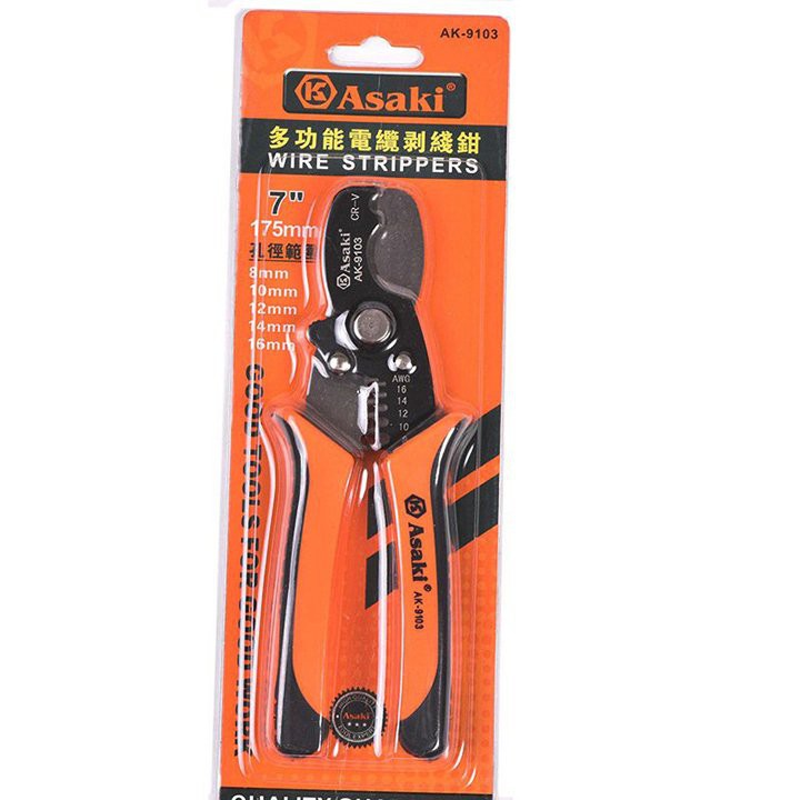KÌM TUỐT DÂY ĐIỆN ASAKI 7IN AK-9103 ( 1 CÁI ) hàng cao cấp