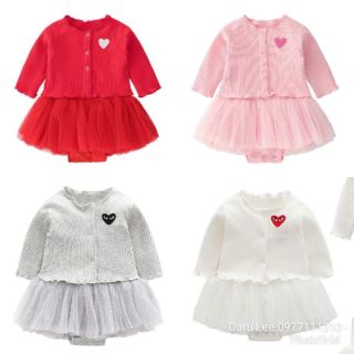 Bộ bé gái - Set váy áo khoác