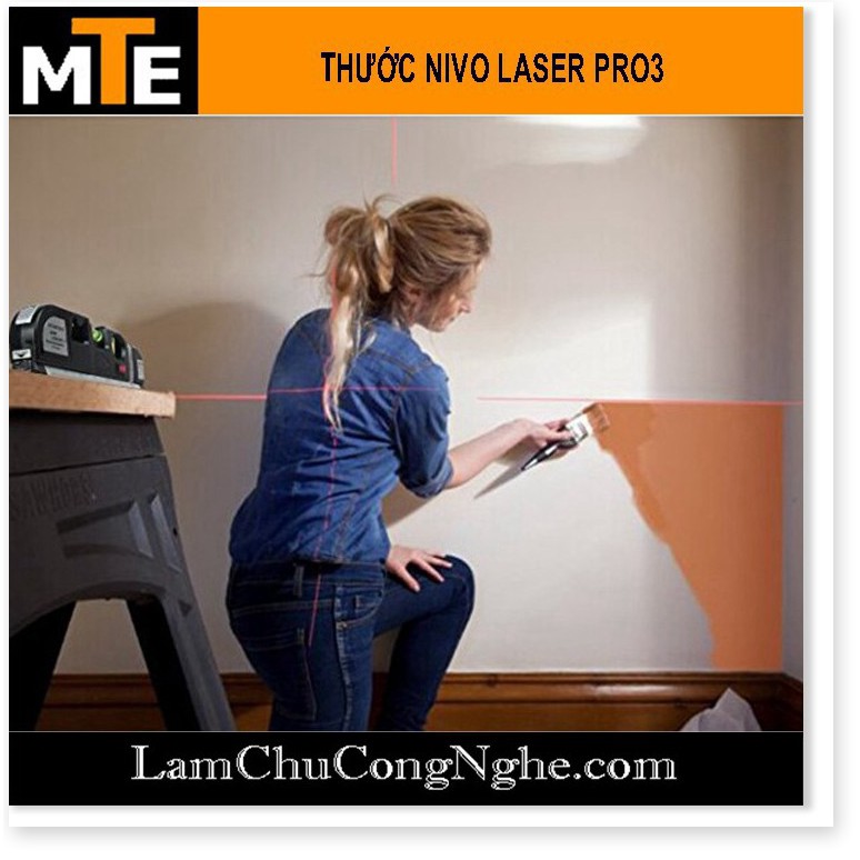 Thước Nivo Laser PRO3 cân mực laser đa năng