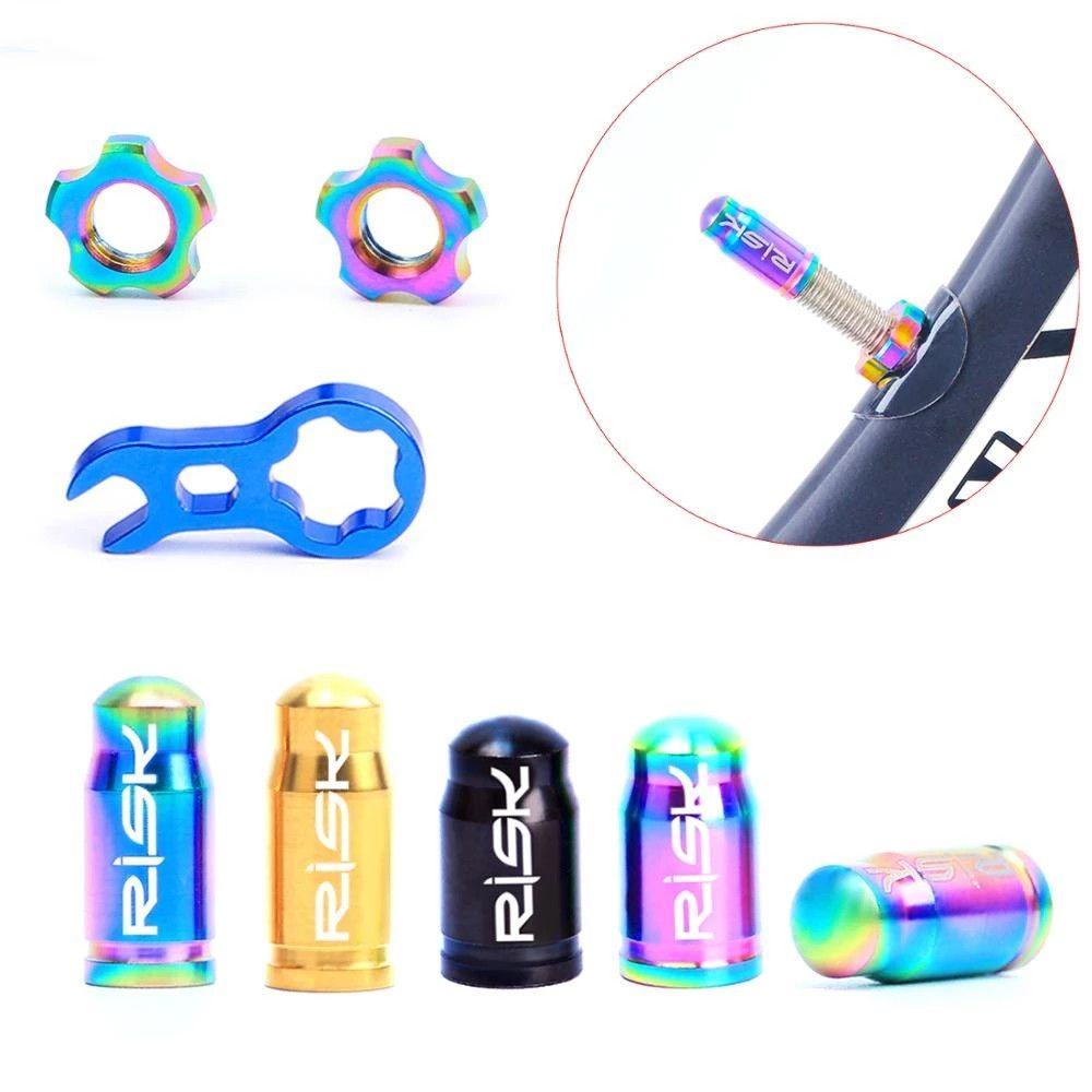 Nắp Van Xe Đạp Leo Núi DANILO Bằng Titan