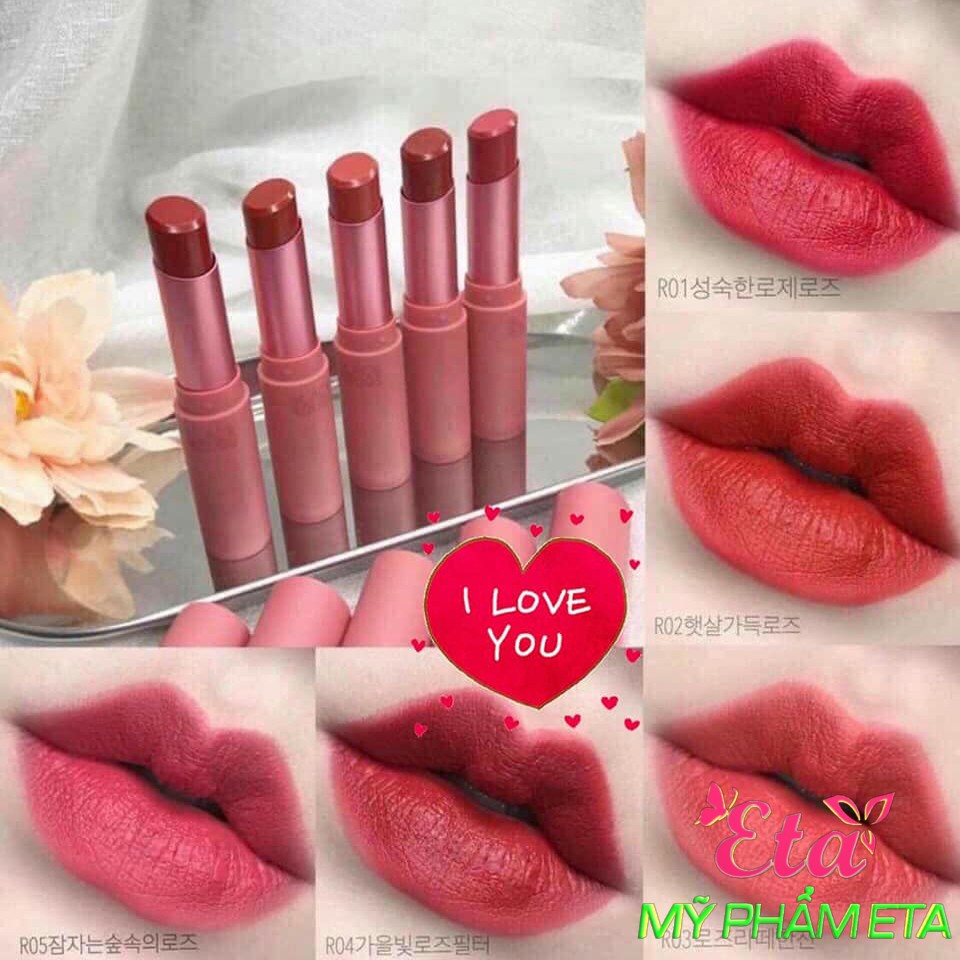 Son thỏi Black ROUGE ROSE Velvet Lipstick siêu lì mịn môi màu thời thượng | BigBuy360 - bigbuy360.vn