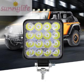 Đèn Led Chiếu Sáng Hỗ Trợ Đi Sương Mù B' Mini 48w 16 Bóng
