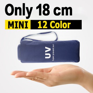 Dù gập chống nắng tia UV 12 màu mini tiện dụng
