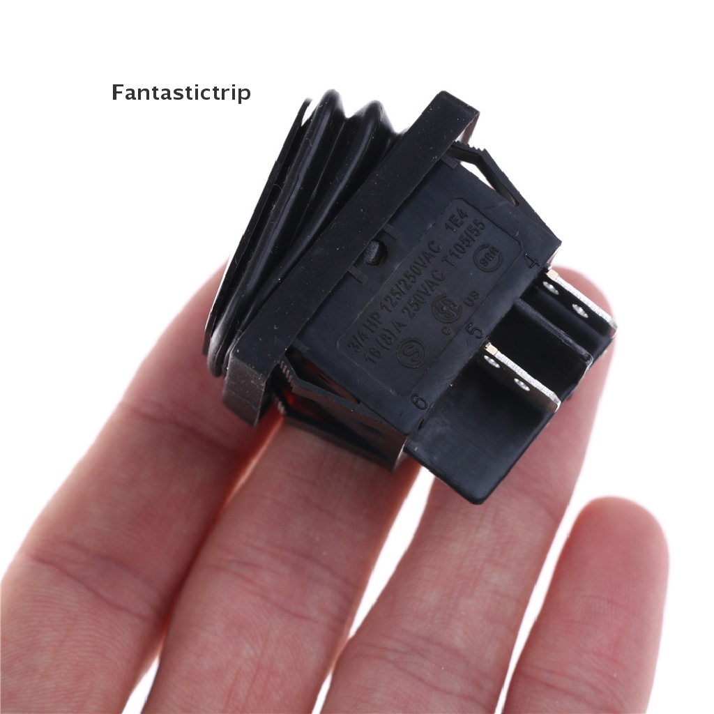 Công Tắc Bật / Tắt Màu Đen 4 Chấu 2 Vị Trí DPST ON-OFF Chống Thấm Nước 16A 250V T85