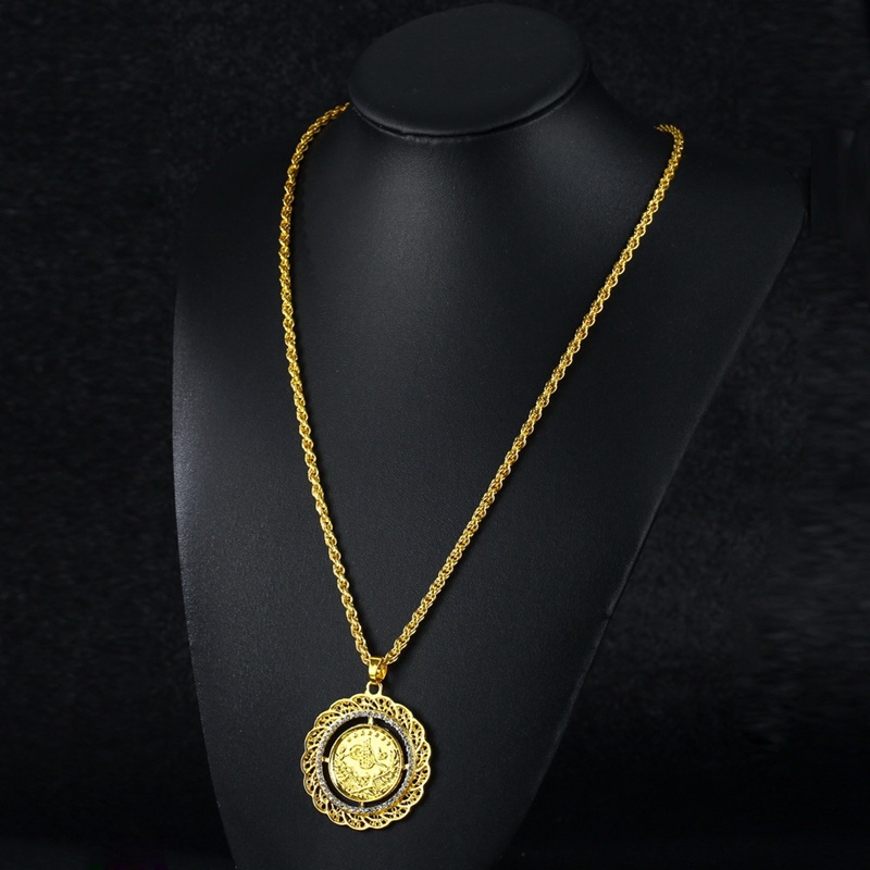 Vòng cổ Mạ VàNg 18k ĐíNh Đá HìNh BảN Đồ Lạ MắT