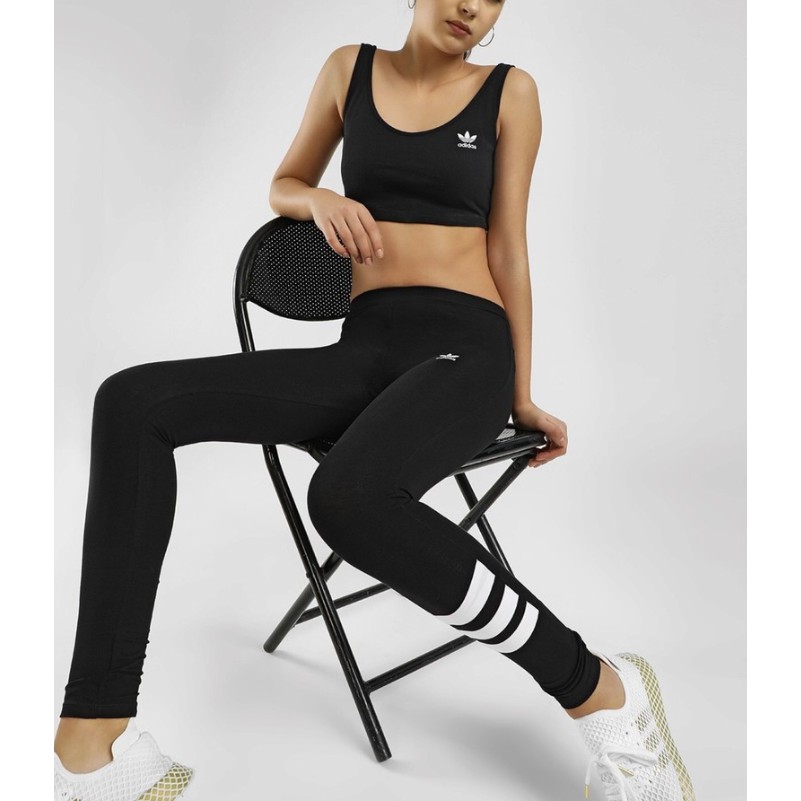 Quần Legging 3 sọc ngang 873 3-Stripes Leggings in black