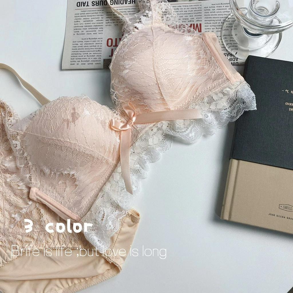 Áo lót nâng ngực phối ren quyến rũ size 32-38AB cho nữ