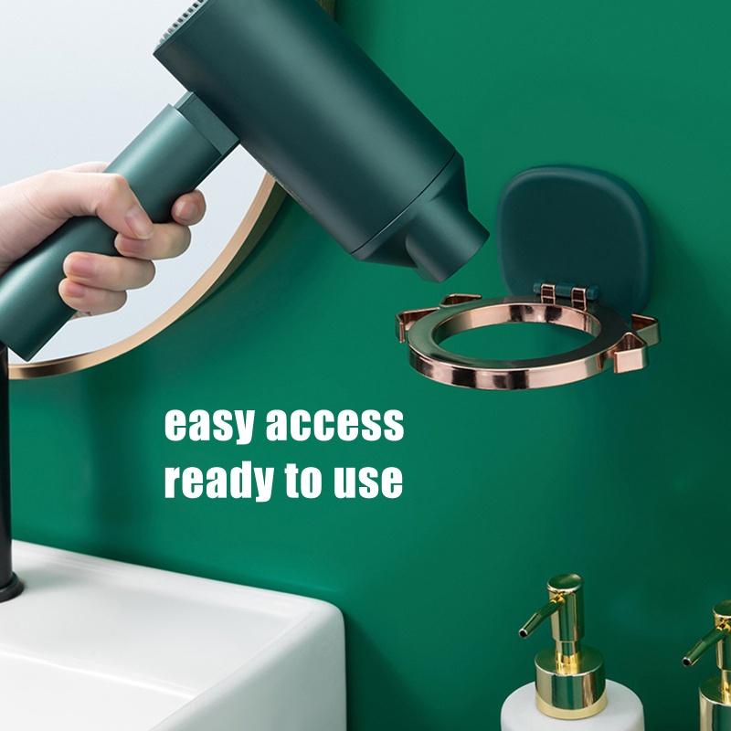 Giá Đỡ Máy Sấy Tóc Có Thể Gấp Gọn Tiện Dụng Cho Phòng Tắm Khách Sạn