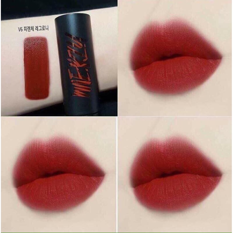 Son Merzy Another Me the First Velvet Tint V6 Firenze Negroni - Đỏ gạch