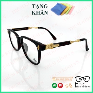 KÍNH CHRO HEART THỜI TRANG CAO CẤP ITALY [ GỌNG KÍNH CẬN VÀNG- LẮP ĐƯỢC TRÒNG CẬN ]
