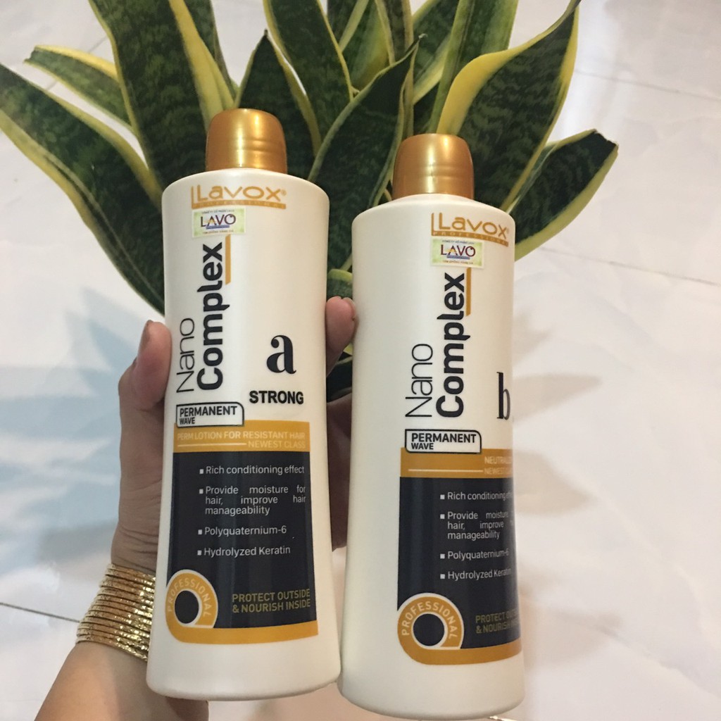 Uốn vạn năng Keratin Nano Complex Lavox 500mlx2