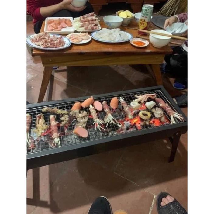 [ HÀNG HOT]  Bếp nướng than hoa BBQ ngoài trời 2 LOẠI NGẮN-DÀI