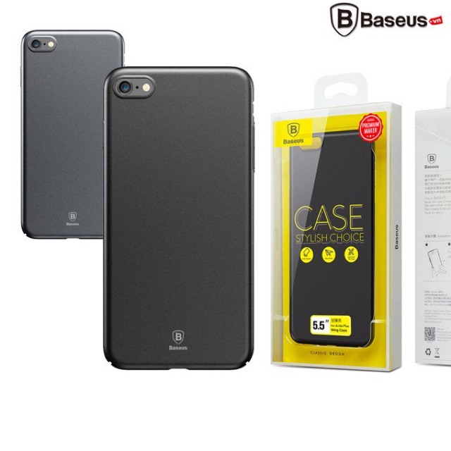 Ốp lưng Siêu mỏng, Chống bám vân tay Baseus Wing Case LV167 cho iPhone 6/ 7/ 8/ Plus /X/s8/s8plus/ s9/s9plus/note8/note9