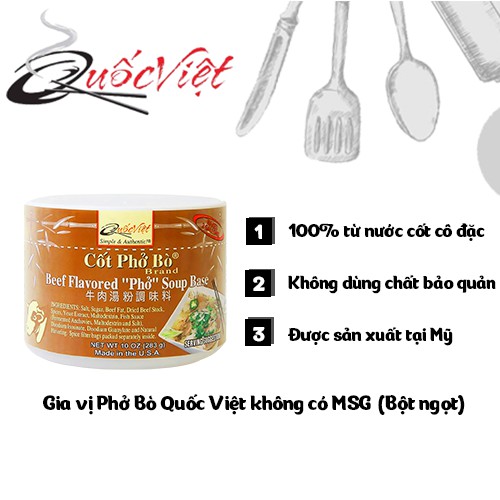 Cốt gia vị Quốc Việt hủ 300g - Gia vị nhập khẩu USA