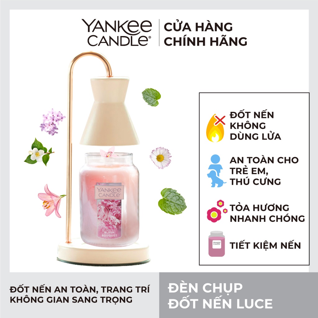 Đèn chụp đốt nến Yankee Candle - Beige Luce