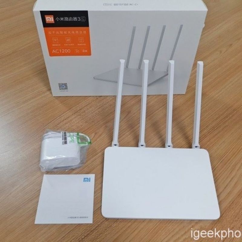 Bộ phát wifi Xiaomi Gen 3G (V1.0). Gigabit Router. Ngôn ngữ tiếng Việt
