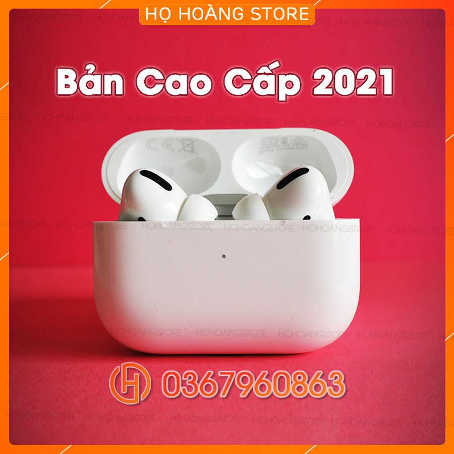 Tai nghe bluetooth Ap Pro Cao cấp 2021 - Đổi tên,định vị,chống ồn, tháo tai dừng nhạc - Tặng Case