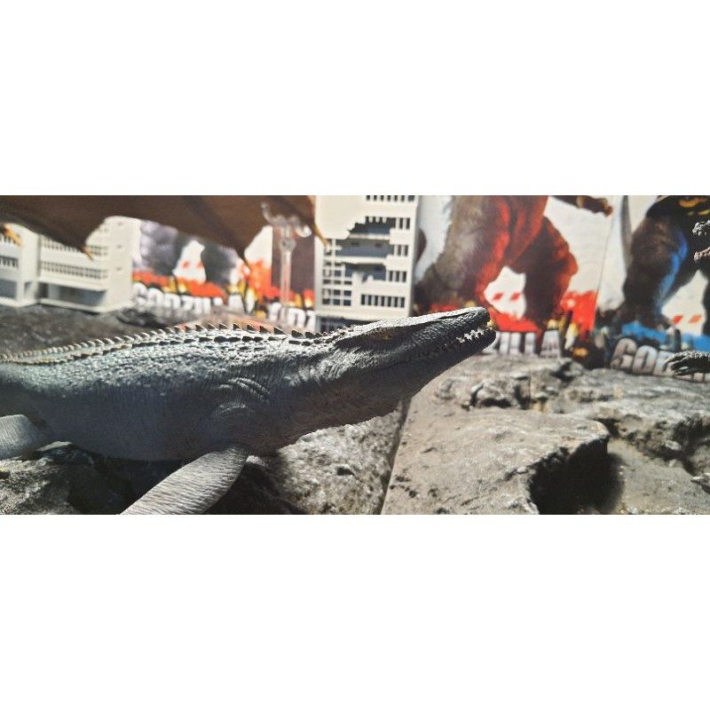 Mô hình đồ chơi khủng long Mosasaurus. thủy quái cổ đại. .