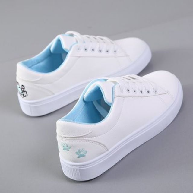 [Mã FAGREEN245 giảm 10% tối đa 30k đơn từ 99k] Giày thể thao mèo dễ thương( Tặng kèm dây dày cùng màu) | BigBuy360 - bigbuy360.vn