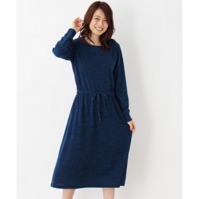 Đầm midi chất len xuất Nhật