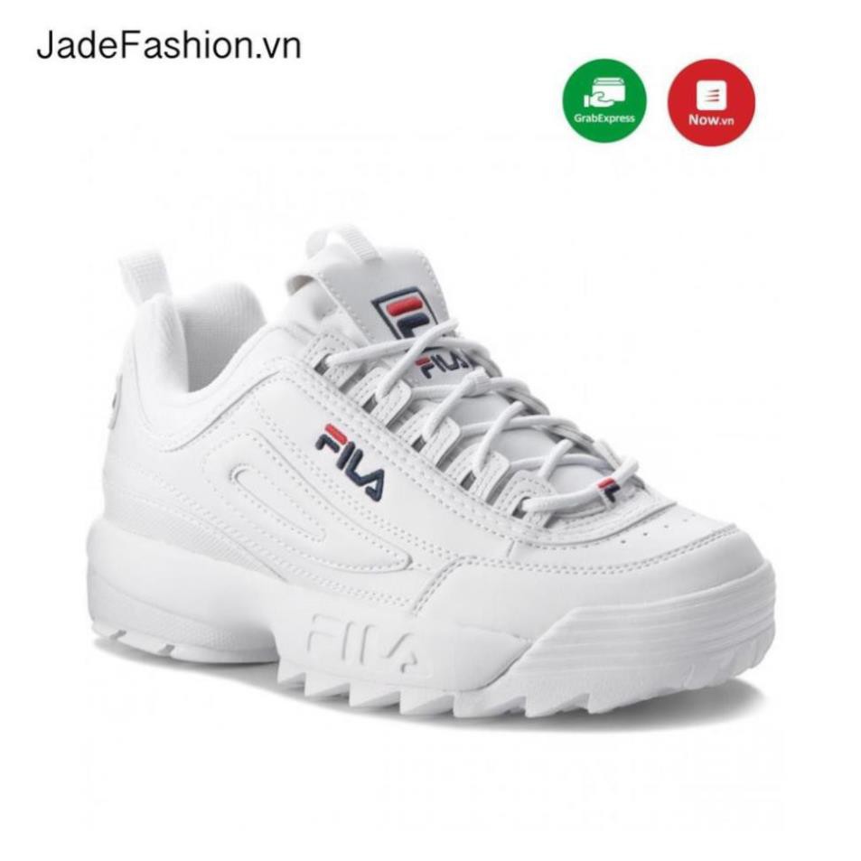 [Sale 3/3] Giày FILA Disruptor 2 Nam nữ Màu Trắng Hàng Chính Hãng NoBox - 1010262 Sale 11 -op1 " _ L ,