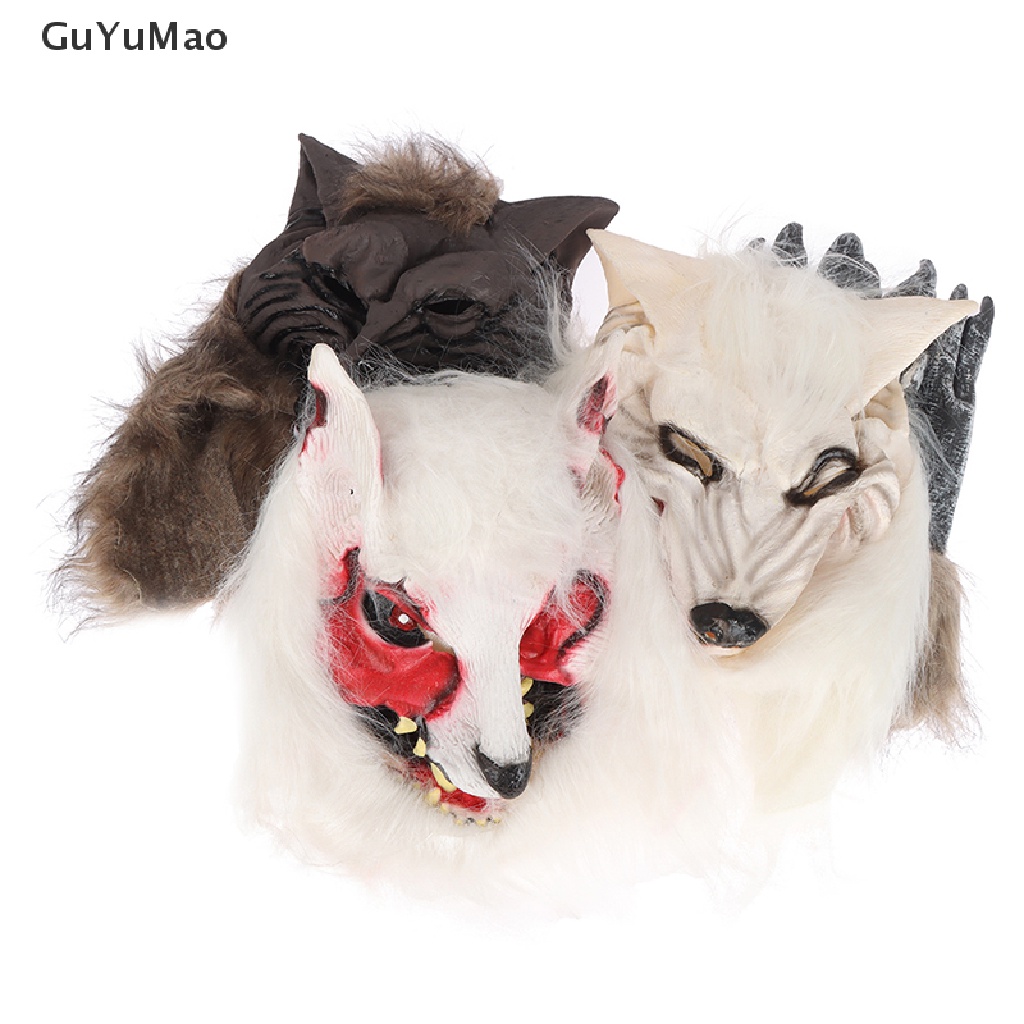 1 Mặt Nạ Hóa Trang Halloween Hình Hổ / Heo / Cáo