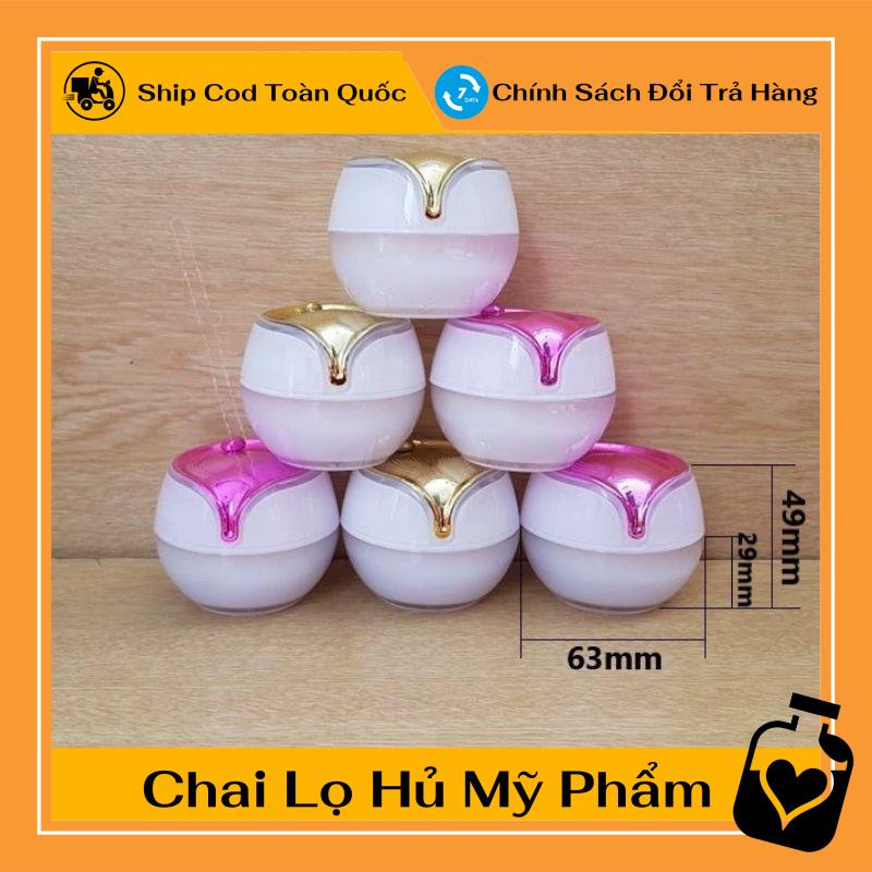 Hủ Đựng Kem ❤ TOP GIÁ RẺ ❤ Hủ đựng kem Face cao cấp Sò giọt nước 20g , Hũ chiết mỹ phẩm , , phụ kiện du lịch