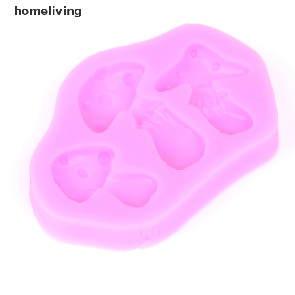 Khuôn silicone Làm Bánh Hình Nấm 3d Độc Đáo