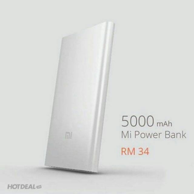 SẠC DỰ PHÒNG XIAOMI POWER BANK 5000MAH CHÍNH HÃNG GIÁ RẺ