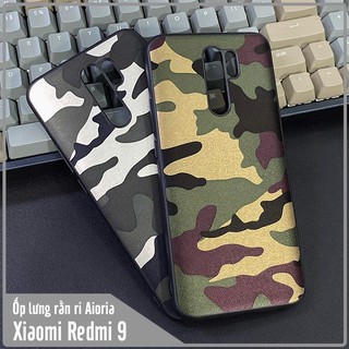 Ốp lưng cho Xiaomi Redmi 9 Rằn Ri Camo AIORIA nhám
