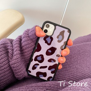 Ốp Lưng Da Báo Light Purple iP [ TI STORE ]