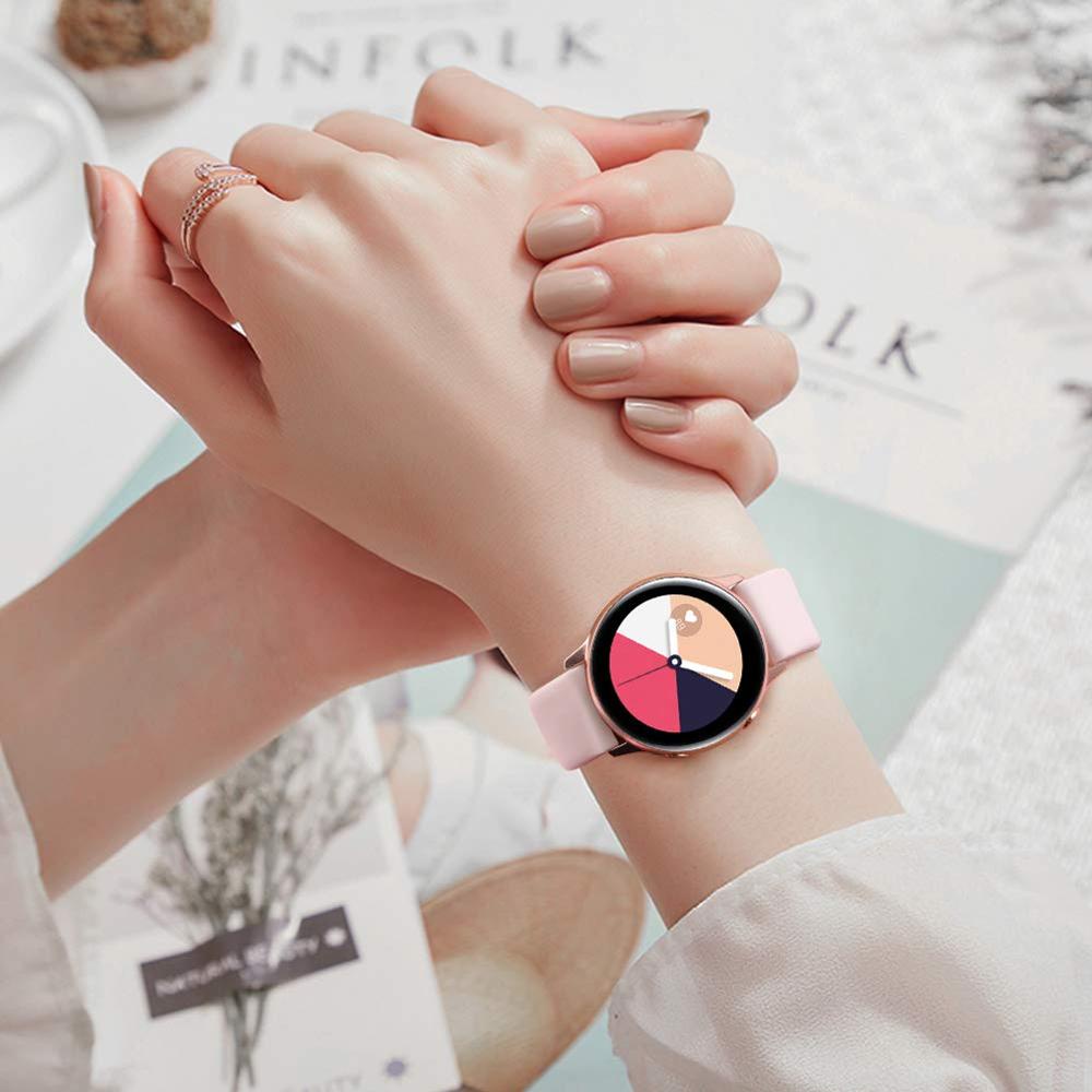 Dây Đeo Bằng Silicon 22mm/20mm Cho Đồng Hồ Thông Minh Samsung Galaxy watch 4 Classic 46mm 42mm 3 s3 Active 2 40mm 44mm