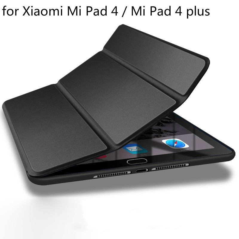 Ốp lưng cao su mềm nắp gập cho Xiaomi Mi Pad 4 Pad 4 plus 8'' 10.1''