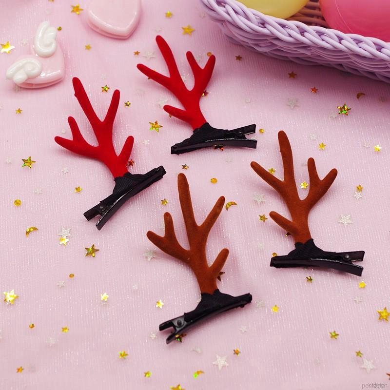 Kẹp tóc sừng hươu dễ thương cho bé gái
