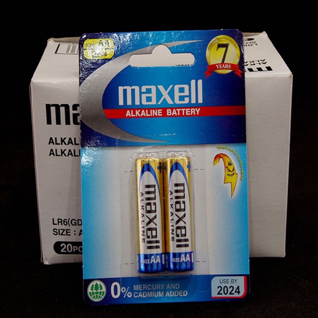 Pin 2A 3A Maxell Alkaline. Pin Tiểu Pin Đũa Chính Hãng