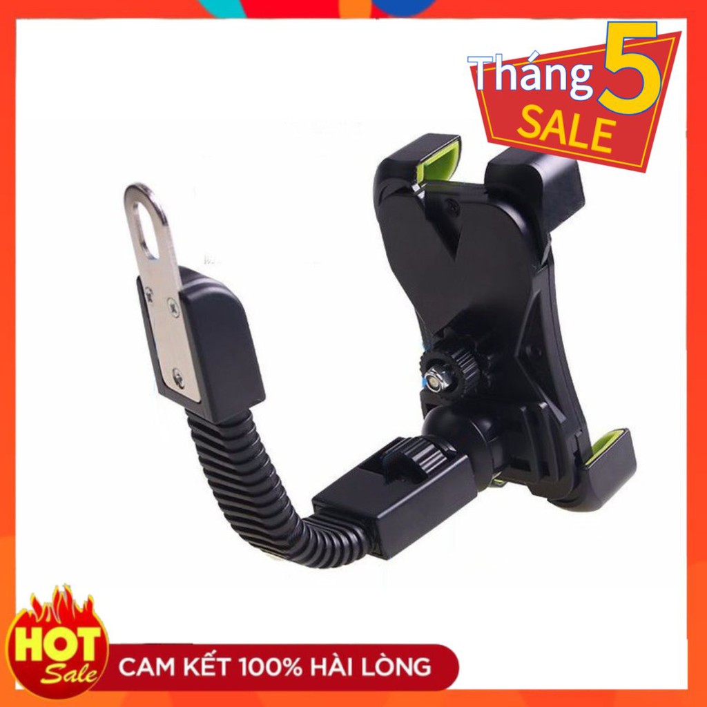 [XÃ HÀNG] Giá đỡ Điện thoại gắn Kinh chiếu hậu cho Xe máy - giado-xemay