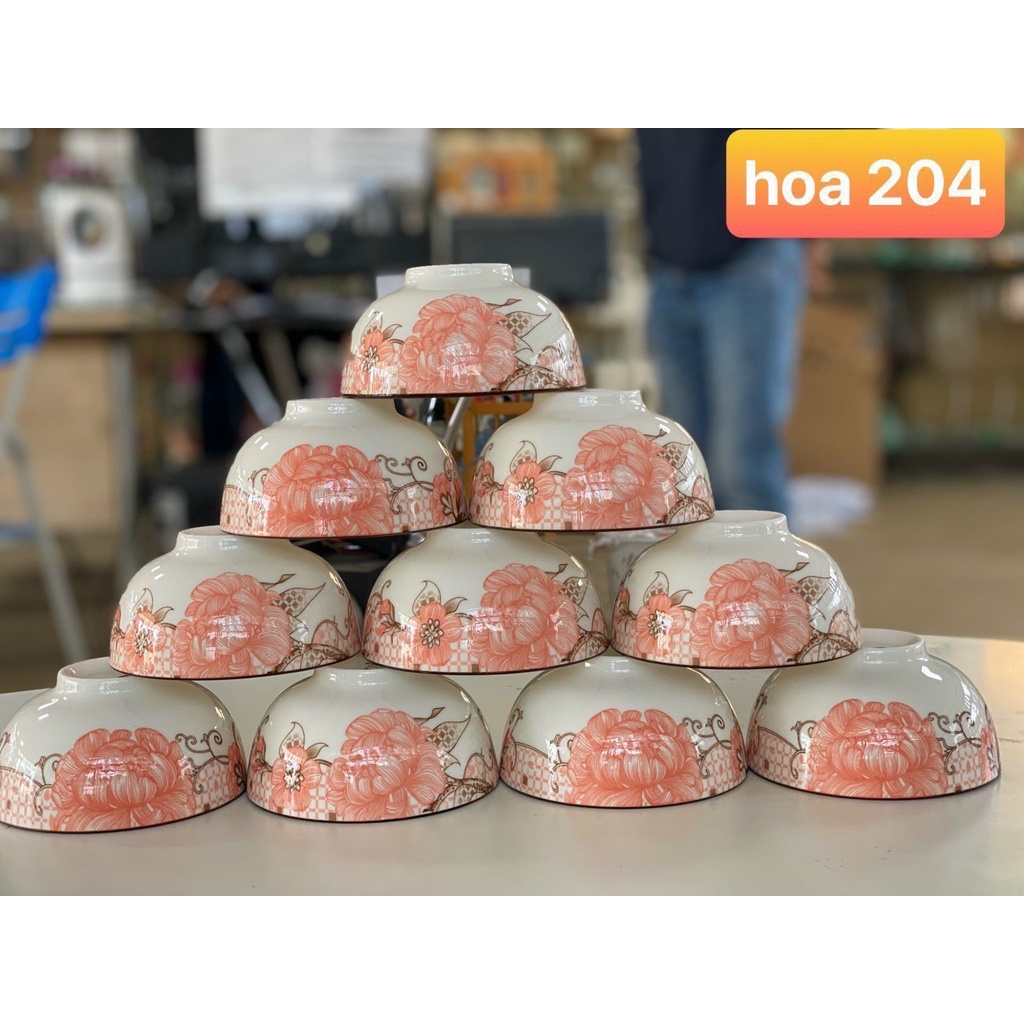 Bộ 10 Bát ăn cơm phong cách hàn quốc, chén ăn cơm, Bát ĂN CƠM CAO CẤP