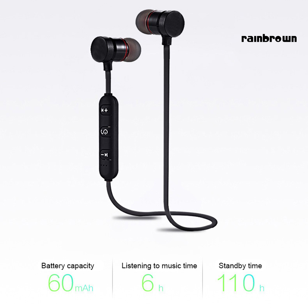 /REJ/ Y10 Magnetic Wireless Bluetooth In-Ear Earphone Stereo Sports Headphone with Mic