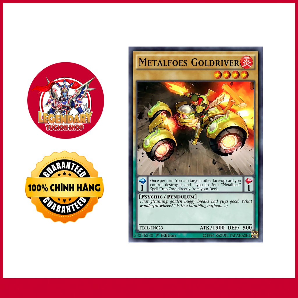 [EN-JP][Thẻ Bài Yugioh Chính Hãng] Metalfoes Goldriver