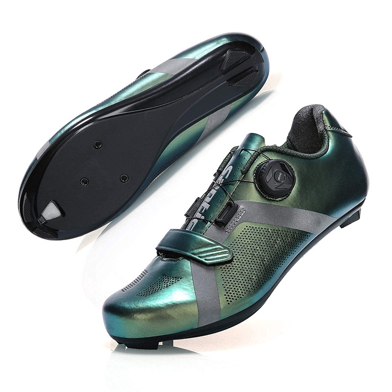 Santic Giày Đạp Xe Nam Đường Đi Xe Đạp Cleats Giày Tương Thích SPD Xe Đạp Cleats Giày Thoáng Khí Giày Đạp Xe Nữ KS20019