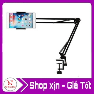 Giá Đỡ Điện Thoại Kẹp Đầu Giường,Cạnh Bàn Đa Năng Xoay 360