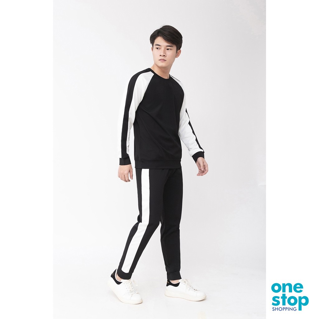 Bộ thể thao cổ tròn thời trang thu đông nam phong cách one shop