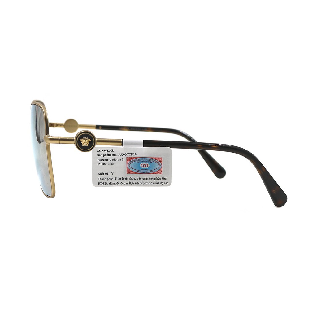 Kính mát nam nữ Versace VE2227 1410-5A màu sắc thời trang chính hãng, thiết kế dễ đeo bảo vệ mắt